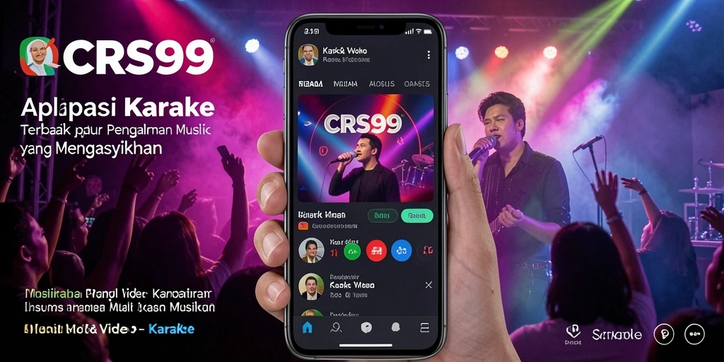 Antarmuka CRS99 yang sederhana dan menarik untuk karaoke