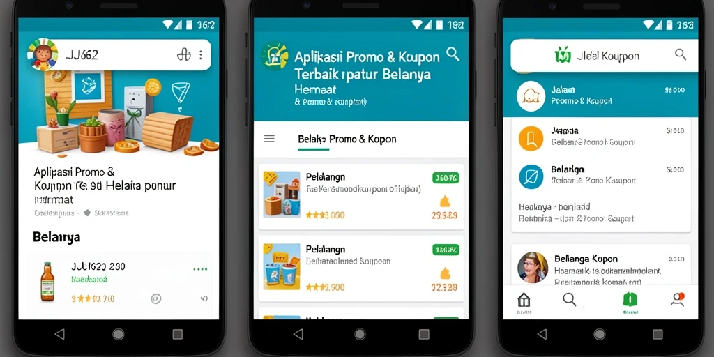 Tampilan antarmuka utama aplikasi JJ62 di ponsel.