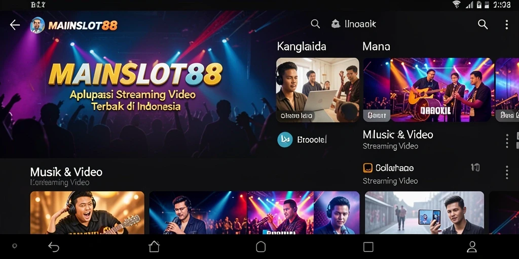Tampilan antarmuka MAINSLOT88 yang modern dan ramah pengguna.