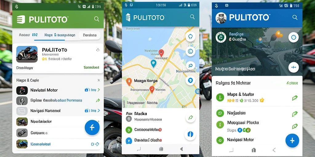 Antarmuka PULITOTO menunjukkan fitur navigasi yang user-friendly.