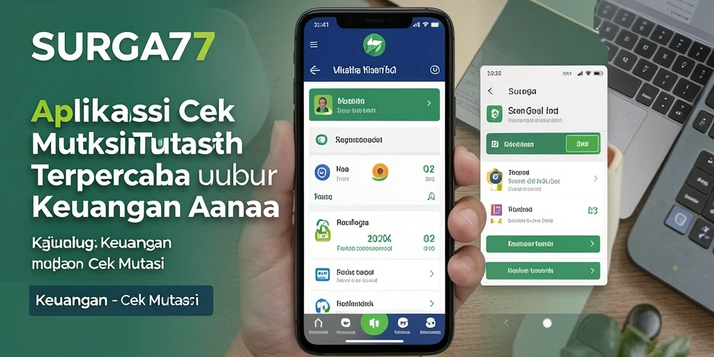 Antarmuka aplikasi Cek Mutasi SURGA77 yang sederhana dan informatif.